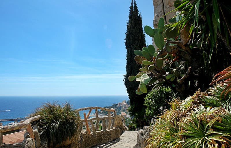 Jardin Exotique in Monaco, Cote d'Azur, Frankreich