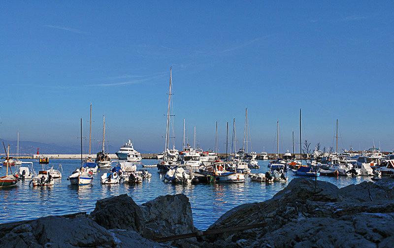 Der sch&ouml;ne Hafen von Santa Margherita Ligure