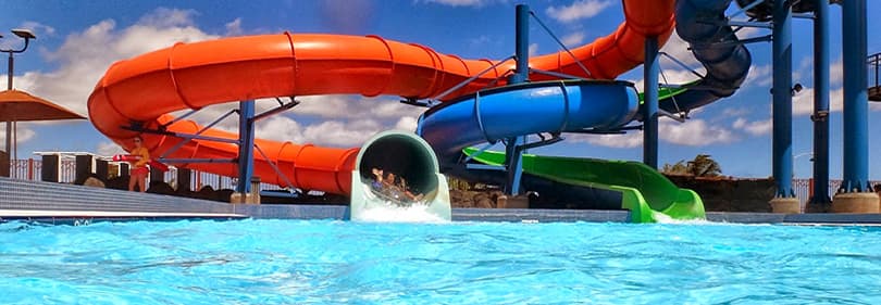 Wasserpark in Ligurien, Italien